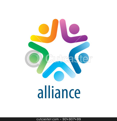 To use this stock image in your creative project, please select the size you need over to the right and click the "Add to Cart" button.
Your downloaded image will come with the Cutcaster watermark removed so don’t worry about the watermark you see on this page. Human Alliance logo stock vector clipart, Abstract vector logo union of people in the form of stars by Aleksey Butenkov