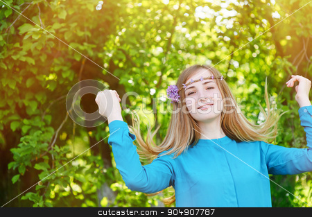To use this stock image in your creative project, please select the size you need over to the right and click the "Add to Cart" button.
Your downloaded image will come with the Cutcaster watermark removed so don’t worry about the watermark you see on this page. portrait of a beautiful young woman with a wreath in spring park stock photo, portrait of a beautiful young woman with a wreath in spring park. by timonko
