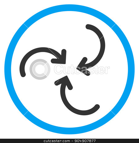 To use this stock image in your creative project, please select the size you need over to the right and click the "Add to Cart" button.
Your downloaded image will come with the Cutcaster watermark removed so don’t worry about the watermark you see on this page. Whirl Arrows Rounded Icon stock vector clipart, Whirl Arrows vector icon. Style is bicolor flat circled symbol, blue and gray colors, rounded angles, white background by ahasoft