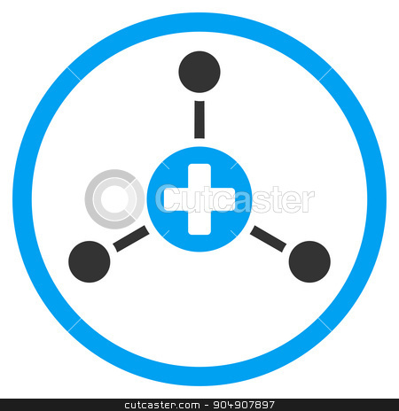 To use this stock image in your creative project, please select the size you need over to the right and click the "Add to Cart" button.
Your downloaded image will come with the Cutcaster watermark removed so don’t worry about the watermark you see on this page. Medical Center Rounded Icon stock photo, Medical Center glyph icon. Style is bicolor flat circled symbol, blue and gray colors, rounded angles, white background by ahasoft