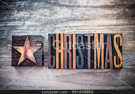 To use this stock image in your creative project, please select the size you need over to the right and click the "Add to Cart" button.
Your downloaded image will come with the Cutcaster watermark removed so don’t worry about the watermark you see on this page. Vintage Christmas Letterpress stock photo, The word Christmas and star written in vintage wooden letterpress letters. by Jason Enterline