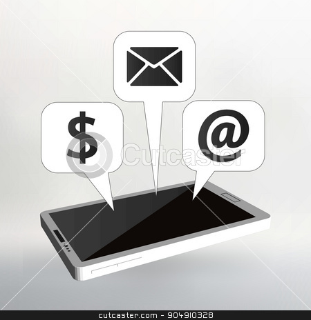 To use this stock image in your creative project, please select the size you need over to the right and click the "Add to Cart" button.
Your downloaded image will come with the Cutcaster watermark removed so don’t worry about the watermark you see on this page. Flat vector illustration of modern Mobile phone with different icons stock vector clipart, Flat vector illustration of modern Mobile phone with different icons by Vladimir Khapaev