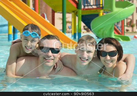 To use this stock image in your creative project, please select the size you need over to the right and click the "Add to Cart" button.
Your downloaded image will come with the Cutcaster watermark removed so don’t worry about the watermark you see on this page. Happy family having in pool stock photo, Happy family having fun in a pool by Ruslan Huzau