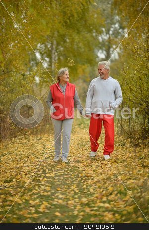 To use this stock image in your creative project, please select the size you need over to the right and click the "Add to Cart" button.
Your downloaded image will come with the Cutcaster watermark removed so don’t worry about the watermark you see on this page. Happy fit senior couple stock photo, Happy fit senior couple in autumn park by Ruslan Huzau