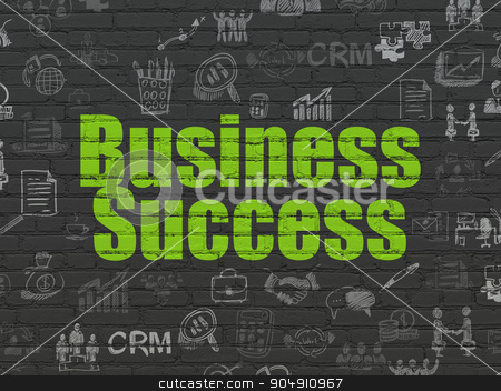 To use this stock image in your creative project, please select the size you need over to the right and click the "Add to Cart" button.
Your downloaded image will come with the Cutcaster watermark removed so don’t worry about the watermark you see on this page. Business concept: Business Success on wall background stock photo, Business concept: Painted green text Business Success on Black Brick wall background with Hand Drawn Business Icons by mkabakov
