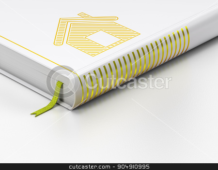To use this stock image in your creative project, please select the size you need over to the right and click the "Add to Cart" button.
Your downloaded image will come with the Cutcaster watermark removed so don’t worry about the watermark you see on this page. Finance concept: closed book, Home on white background stock photo, Finance concept: closed book with Gold Home icon on floor, white background, 3d render by mkabakov