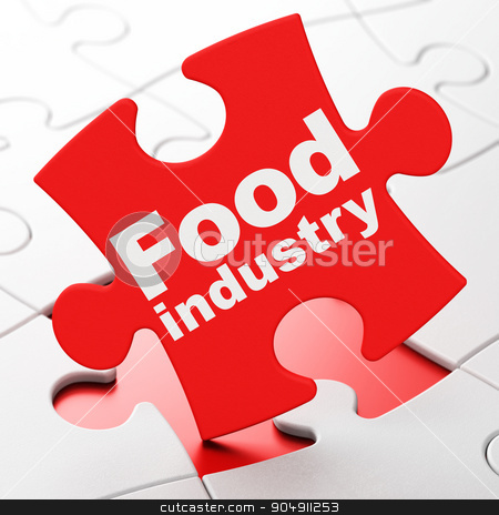 To use this stock image in your creative project, please select the size you need over to the right and click the "Add to Cart" button.
Your downloaded image will come with the Cutcaster watermark removed so don’t worry about the watermark you see on this page. Manufacuring concept: Food Industry on puzzle background stock photo, Manufacuring concept: Food Industry on Red puzzle pieces background, 3d render by mkabakov