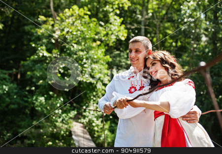 To use this stock image in your creative project, please select the size you need over to the right and click the "Add to Cart" button.
Your downloaded image will come with the Cutcaster watermark removed so don’t worry about the watermark you see on this page. Love story of loving couple in national Ukraine dress. stock photo, Love story of loving couple in national Ukraine dress. by Andrii Shevchuk