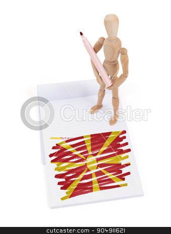 To use this stock image in your creative project, please select the size you need over to the right and click the "Add to Cart" button.
Your downloaded image will come with the Cutcaster watermark removed so don’t worry about the watermark you see on this page. Wooden mannequin made a drawing - Macedonia stock photo, Wooden mannequin made a drawing of a flag - Macedonia by michaklootwijk