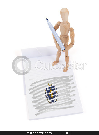 To use this stock image in your creative project, please select the size you need over to the right and click the "Add to Cart" button.
Your downloaded image will come with the Cutcaster watermark removed so don’t worry about the watermark you see on this page. Wooden mannequin made a drawing - Massachusetts stock photo, Wooden mannequin made a drawing of a flag - Massachusetts by michaklootwijk