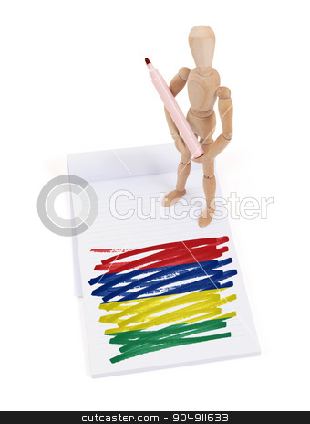 To use this stock image in your creative project, please select the size you need over to the right and click the "Add to Cart" button.
Your downloaded image will come with the Cutcaster watermark removed so don’t worry about the watermark you see on this page. Wooden mannequin made a drawing - Mauritius stock photo, Wooden mannequin made a drawing of a flag - Mauritius by michaklootwijk