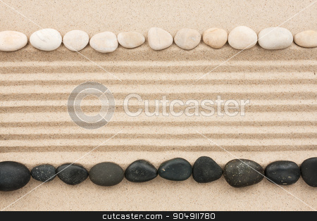 To use this stock image in your creative project, please select the size you need over to the right and click the "Add to Cart" button.
Your downloaded image will come with the Cutcaster watermark removed so don’t worry about the watermark you see on this page. Black and white stones on sand stock photo, Black and white stones on sand, with space for text by alekleks