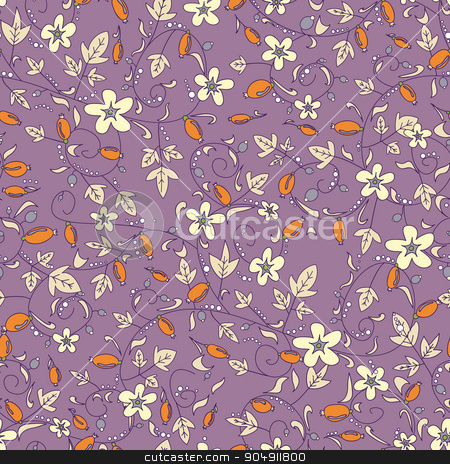 To use this stock image in your creative project, please select the size you need over to the right and click the "Add to Cart" button.
Your downloaded image will come with the Cutcaster watermark removed so don’t worry about the watermark you see on this page. barberry pattern. seamless floral texture with berries stock vector clipart, barberry pattern. seamless floral texture with berries by LittleCuckoo