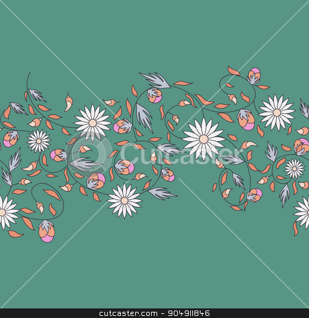 To use this stock image in your creative project, please select the size you need over to the right and click the "Add to Cart" button.
Your downloaded image will come with the Cutcaster watermark removed so don’t worry about the watermark you see on this page. sunflower flower seamless background stock vector clipart, sunflower flower seamless background by LittleCuckoo