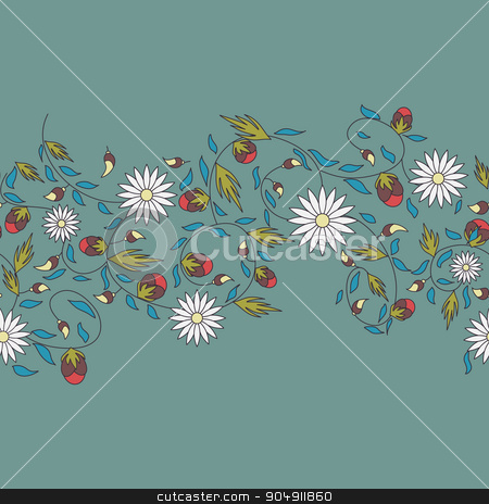 To use this stock image in your creative project, please select the size you need over to the right and click the "Add to Cart" button.
Your downloaded image will come with the Cutcaster watermark removed so don’t worry about the watermark you see on this page. sunflower flower seamless background stock vector clipart, sunflower flower seamless background by LittleCuckoo