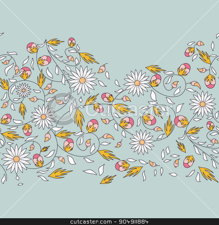 To use this stock image in your creative project, please select the size you need over to the right and click the "Add to Cart" button.
Your downloaded image will come with the Cutcaster watermark removed so don’t worry about the watermark you see on this page. sunflower flower seamless background stock vector clipart, sunflower flower seamless background by LittleCuckoo