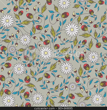 To use this stock image in your creative project, please select the size you need over to the right and click the "Add to Cart" button.
Your downloaded image will come with the Cutcaster watermark removed so don’t worry about the watermark you see on this page. sunflower flower seamless background stock vector clipart, sunflower flower seamless background by LittleCuckoo