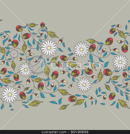 To use this stock image in your creative project, please select the size you need over to the right and click the "Add to Cart" button.
Your downloaded image will come with the Cutcaster watermark removed so don’t worry about the watermark you see on this page. sunflower flower seamless background stock vector clipart, sunflower flower seamless background by LittleCuckoo