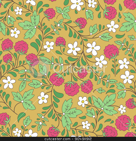 To use this stock image in your creative project, please select the size you need over to the right and click the "Add to Cart" button.
Your downloaded image will come with the Cutcaster watermark removed so don’t worry about the watermark you see on this page. Seamless raspberry pattern. Vector illustration. stock vector clipart, Seamless background with raspberry. Vector illustration. by LittleCuckoo