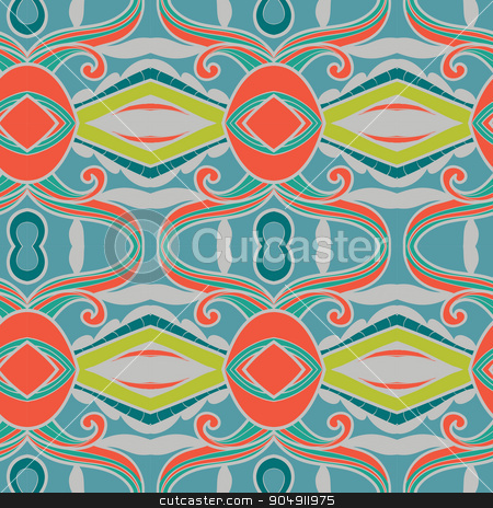 To use this stock image in your creative project, please select the size you need over to the right and click the "Add to Cart" button.
Your downloaded image will come with the Cutcaster watermark removed so don’t worry about the watermark you see on this page. Abstract ornament pattern. kaleidoscope effect. stock vector clipart, Abstract seamless ornament pattern. the kaleidoscope effect. Ethnic damask motif. Vintage style pattern. Vector illustration by LittleCuckoo