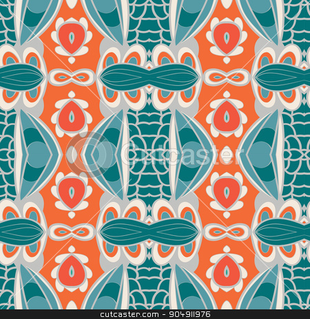To use this stock image in your creative project, please select the size you need over to the right and click the "Add to Cart" button.
Your downloaded image will come with the Cutcaster watermark removed so don’t worry about the watermark you see on this page. Abstract ornament pattern. kaleidoscope effect. stock vector clipart, Abstract seamless ornament pattern. the kaleidoscope effect. Ethnic damask motif. Vintage style pattern. Vector illustration by LittleCuckoo