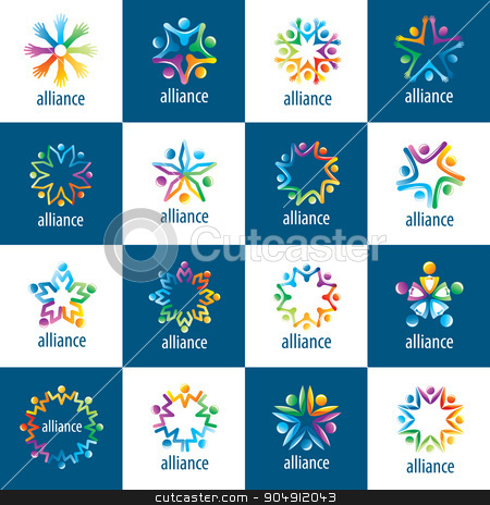 To use this stock image in your creative project, please select the size you need over to the right and click the "Add to Cart" button.
Your downloaded image will come with the Cutcaster watermark removed so don’t worry about the watermark you see on this page. set of logos union people stock vector clipart, set of abstract vector logos union of people in the form of stars by Aleksey Butenkov