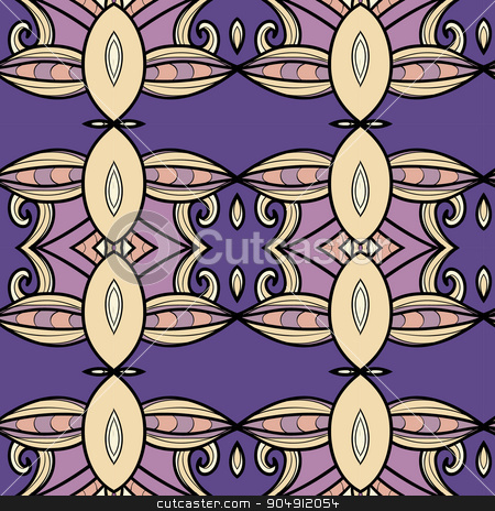 To use this stock image in your creative project, please select the size you need over to the right and click the "Add to Cart" button.
Your downloaded image will come with the Cutcaster watermark removed so don’t worry about the watermark you see on this page. Abstract ornament pattern. kaleidoscope effect. stock vector clipart, Abstract seamless ornament pattern. the kaleidoscope effect. Ethnic damask motif. Vintage style pattern. Vector illustration by LittleCuckoo