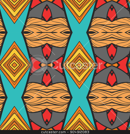 To use this stock image in your creative project, please select the size you need over to the right and click the "Add to Cart" button.
Your downloaded image will come with the Cutcaster watermark removed so don’t worry about the watermark you see on this page. Abstract ornament pattern. kaleidoscope effect. stock vector clipart, Abstract seamless ornament pattern. the kaleidoscope effect. Ethnic damask motif. Vintage style pattern. Vector illustration by LittleCuckoo