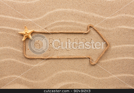 To use this stock image in your creative project, please select the size you need over to the right and click the "Add to Cart" button.
Your downloaded image will come with the Cutcaster watermark removed so don’t worry about the watermark you see on this page. Arrow made of rope and sea shells with the word Bora Bora on the stock photo, Arrow made of rope and sea shells with the word Bora Bora on the sand, as background
by alekleks