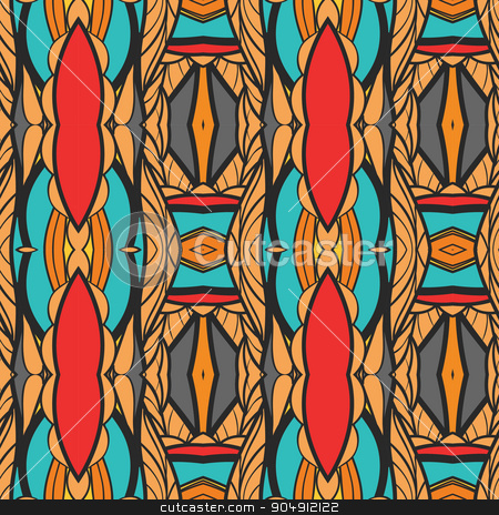 To use this stock image in your creative project, please select the size you need over to the right and click the "Add to Cart" button.
Your downloaded image will come with the Cutcaster watermark removed so don’t worry about the watermark you see on this page. Abstract ornament pattern. kaleidoscope effect. stock vector clipart, Abstract seamless ornament pattern. the kaleidoscope effect. Ethnic damask motif. Vintage style pattern. Vector illustration by LittleCuckoo