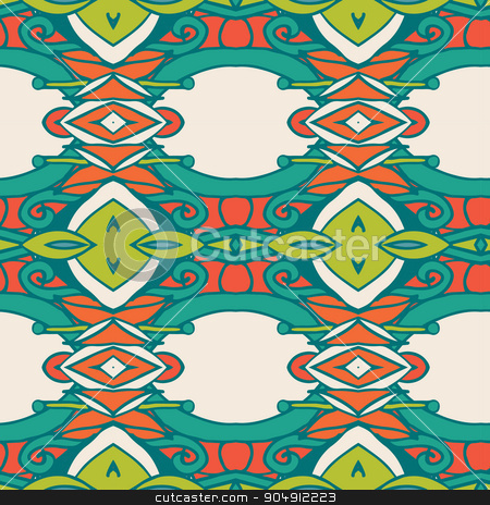 To use this stock image in your creative project, please select the size you need over to the right and click the "Add to Cart" button.
Your downloaded image will come with the Cutcaster watermark removed so don’t worry about the watermark you see on this page. Abstract ornament pattern. kaleidoscope effect. stock vector clipart, Abstract seamless ornament pattern. the kaleidoscope effect. Ethnic damask motif. Vintage style pattern. Vector illustration by LittleCuckoo