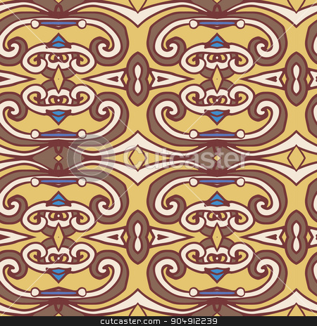 To use this stock image in your creative project, please select the size you need over to the right and click the "Add to Cart" button.
Your downloaded image will come with the Cutcaster watermark removed so don’t worry about the watermark you see on this page. Abstract ornament pattern. kaleidoscope effect. stock vector clipart, Abstract seamless ornament pattern. the kaleidoscope effect. Ethnic damask motif. Vintage style pattern. Vector illustration by LittleCuckoo