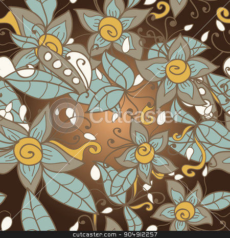 To use this stock image in your creative project, please select the size you need over to the right and click the "Add to Cart" button.
Your downloaded image will come with the Cutcaster watermark removed so don’t worry about the watermark you see on this page. abstract flower pattern. Vector seamless texture stock vector clipart, abstract flower pattern. Vector seamless texture by LittleCuckoo