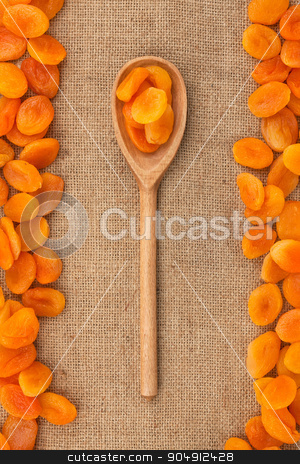 To use this stock image in your creative project, please select the size you need over to the right and click the "Add to Cart" button.
Your downloaded image will come with the Cutcaster watermark removed so don’t worry about the watermark you see on this page. Wooden spoon with dried apricots stock photo, Wooden spoon with dried apricots lying on sackcloth by alekleks