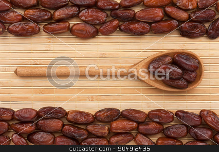 To use this stock image in your creative project, please select the size you need over to the right and click the "Add to Cart" button.
Your downloaded image will come with the Cutcaster watermark removed so don’t worry about the watermark you see on this page. Wooden spoon with dried date stock photo, Wooden spoon with dried date lying on bamboo mat by alekleks