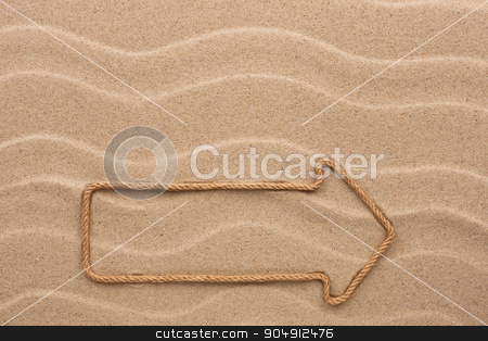 To use this stock image in your creative project, please select the size you need over to the right and click the "Add to Cart" button.
Your downloaded image will come with the Cutcaster watermark removed so don’t worry about the watermark you see on this page. Pointer made of rope on the sand stock photo, Pointer made of rope on the sand, with place for your text by alekleks