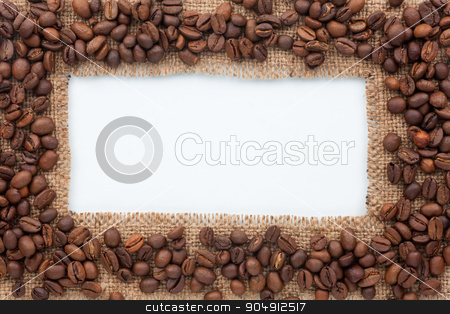To use this stock image in your creative project, please select the size you need over to the right and click the "Add to Cart" button.
Your downloaded image will come with the Cutcaster watermark removed so don’t worry about the watermark you see on this page. Frame of burlap and coffee beans lying on a white background stock photo, Frame of burlap and coffee beans lying on a white background,can be used as texture by alekleks