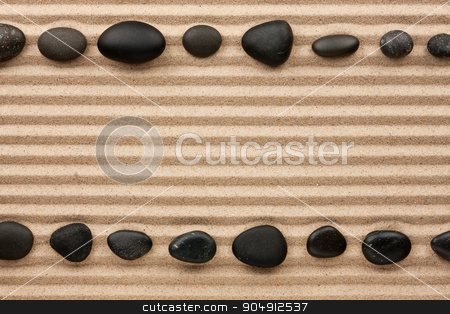 To use this stock image in your creative project, please select the size you need over to the right and click the "Add to Cart" button.
Your downloaded image will come with the Cutcaster watermark removed so don’t worry about the watermark you see on this page. Two rows of black stones on the sand stock photo, Two rows of black stones on the sand, with space for text by alekleks