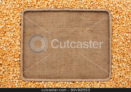 To use this stock image in your creative project, please select the size you need over to the right and click the "Add to Cart" button.
Your downloaded image will come with the Cutcaster watermark removed so don’t worry about the watermark you see on this page. Frame made of rope with peas grains on sackcloth stock photo, Frame made of rope with peas grains on sackcloth, with place for your creativity by alekleks