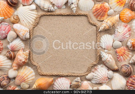To use this stock image in your creative project, please select the size you need over to the right and click the "Add to Cart" button.
Your downloaded image will come with the Cutcaster watermark removed so don’t worry about the watermark you see on this page. Pointer made of rope with sea shell stock photo, Pointer made of rope with sea shell, lying on the sand by alekleks