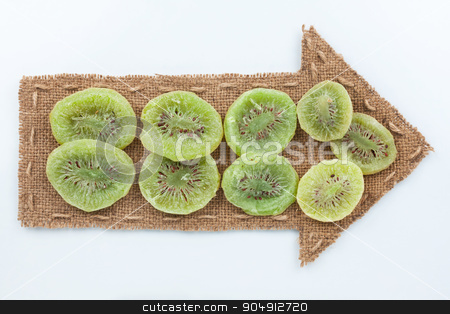 To use this stock image in your creative project, please select the size you need over to the right and click the "Add to Cart" button.
Your downloaded image will come with the Cutcaster watermark removed so don’t worry about the watermark you see on this page. Pointer of burlap with dried kiwi stock photo, Pointer of burlap with dried kiwi, on a white background by alekleks