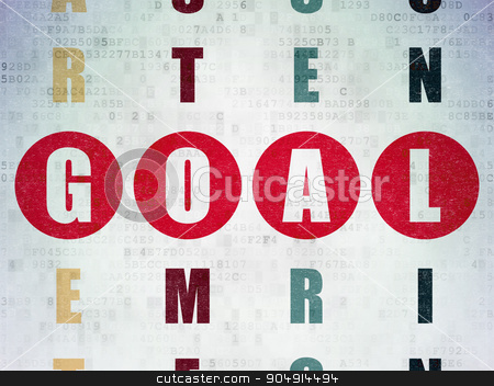 To use this stock image in your creative project, please select the size you need over to the right and click the "Add to Cart" button.
Your downloaded image will come with the Cutcaster watermark removed so don’t worry about the watermark you see on this page. Advertising concept: Goal in Crossword Puzzle stock photo, Advertising concept: Painted red word Goal in solving Crossword Puzzle on Digital Paper background by mkabakov