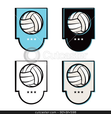 To use this stock image in your creative project, please select the size you need over to the right and click the "Add to Cart" button.
Your downloaded image will come with the Cutcaster watermark removed so don’t worry about the watermark you see on this page. Volleyball Emblem Icons Set stock vector clipart, A set of volleyball emblems and icons in various shades and colors. Vector EPS 10 available. by Jason Enterline