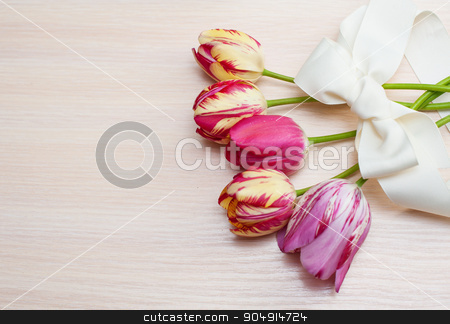 To use this stock image in your creative project, please select the size you need over to the right and click the "Add to Cart" button.
Your downloaded image will come with the Cutcaster watermark removed so don’t worry about the watermark you see on this page. Bouquet of red tulips on white background with space for text stock photo, Bouquet of red tulips on white background with space for text. Valentine's composition by timonko
