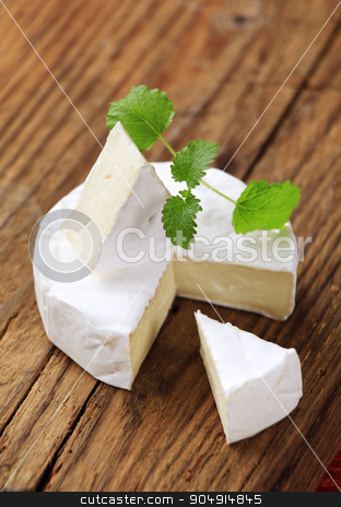 To use this stock image in your creative project, please select the size you need over to the right and click the "Add to Cart" button.
Your downloaded image will come with the Cutcaster watermark removed so don’t worry about the watermark you see on this page. Soft white cheese stock photo, Soft cheese covered with edible white mold by Digifoodstock