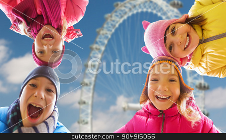 To use this stock image in your creative project, please select the size you need over to the right and click the "Add to Cart" button.
Your downloaded image will come with the Cutcaster watermark removed so don’t worry about the watermark you see on this page. happy little children faces over ferry wheel stock photo, childhood, tourism, travel, vacation and people concept - happy little children faces outdoors over london ferry wheel background by Syda Productions
