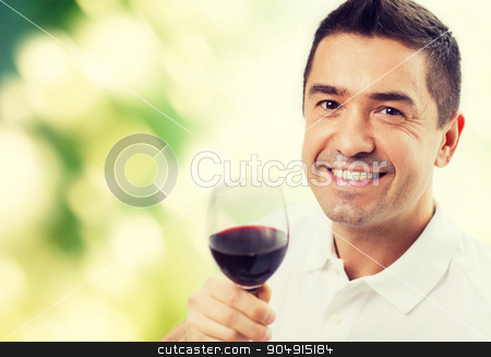 To use this stock image in your creative project, please select the size you need over to the right and click the "Add to Cart" button.
Your downloaded image will come with the Cutcaster watermark removed so don’t worry about the watermark you see on this page. happy man drinking red wine from glass stock photo, profession, drinks, leisure, holidays and people concept - happy man drinking red wine from glass over green background by Syda Productions