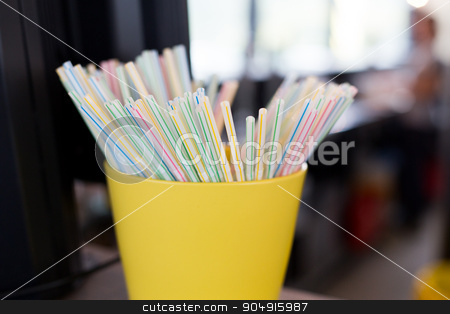 To use this stock image in your creative project, please select the size you need over to the right and click the "Add to Cart" button.
Your downloaded image will come with the Cutcaster watermark removed so don’t worry about the watermark you see on this page. close up of cocktail straws in glass at restaurant stock photo, object and device concept - close up of cocktail straws in glass at restaurant by Syda Productions