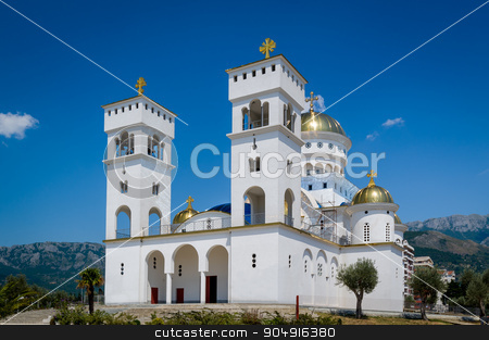 To use this stock image in your creative project, please select the size you need over to the right and click the "Add to Cart" button.
Your downloaded image will come with the Cutcaster watermark removed so don’t worry about the watermark you see on this page. Cathedral of Saint Jovan Vladimir in Bar stock photo, Renovated Cathedral of St Jovan Vladimir's Temple in Bar. Montenegro by Alexander Nikiforov