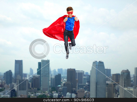 To use this stock image in your creative project, please select the size you need over to the right and click the "Add to Cart" button.
Your downloaded image will come with the Cutcaster watermark removed so don’t worry about the watermark you see on this page. boy in super hero cape and mask showing thumbs up stock photo, gesture, freedom, childhood, movement and people concept - boy in red super hero cape and mask flying in air and showing thumbs up over city background by Syda Productions